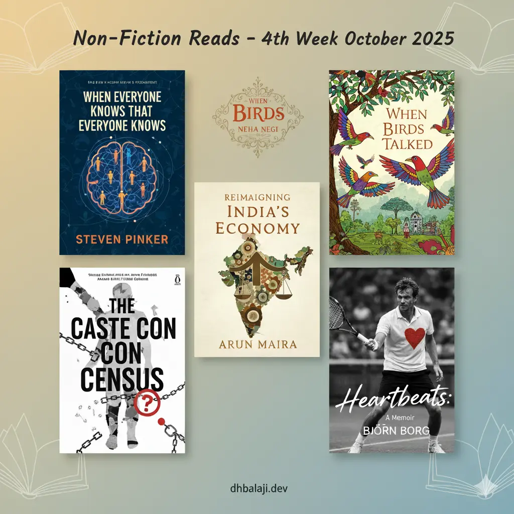 New book releases October 2025 displayed on wooden shelf